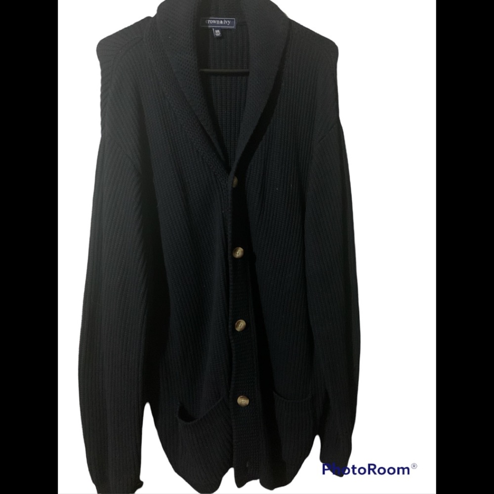 Crown and Ivy cardigan, xxl, navy. Good condition